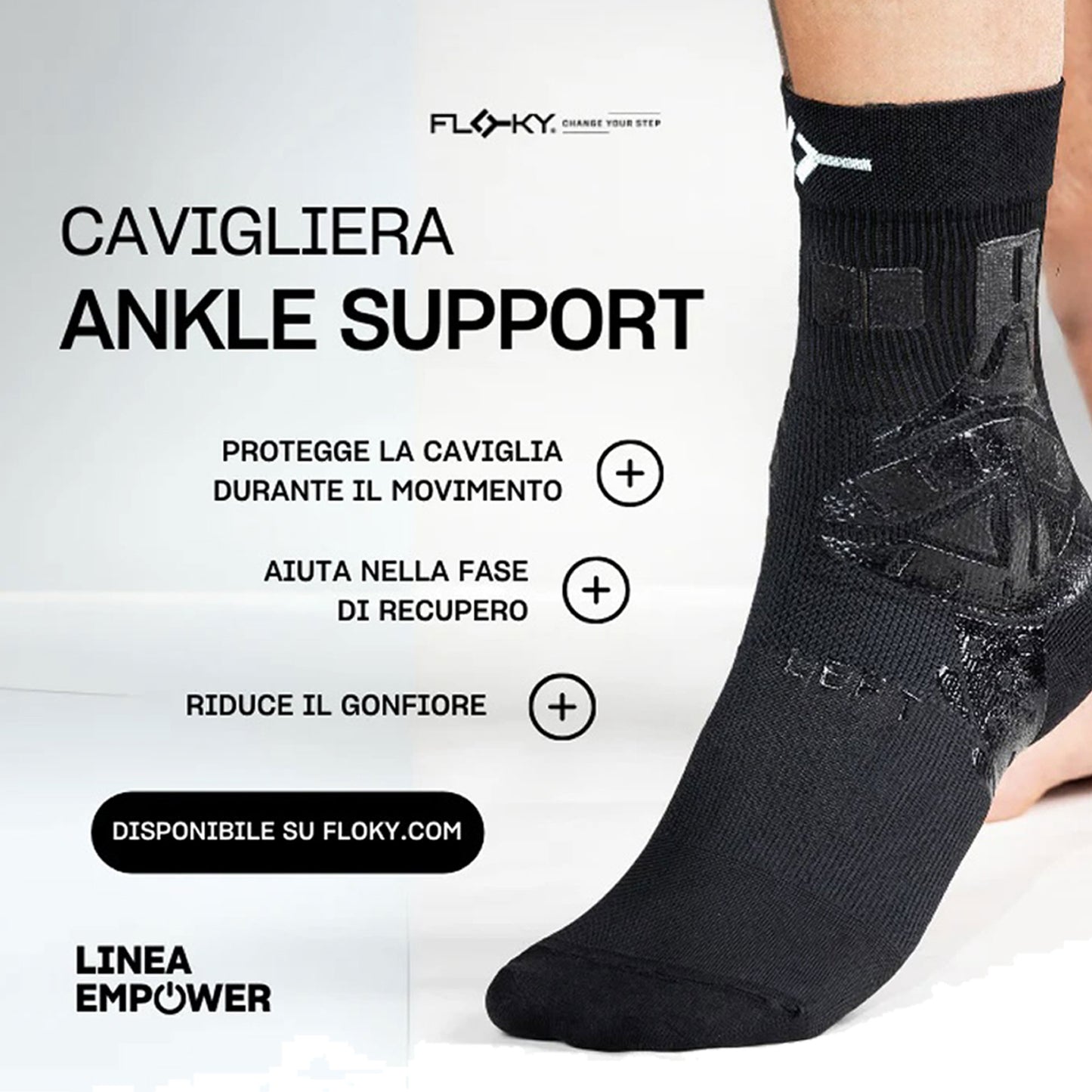 FLOKY ANKLE SUPPORT CAVIGLIERA DESTRA
