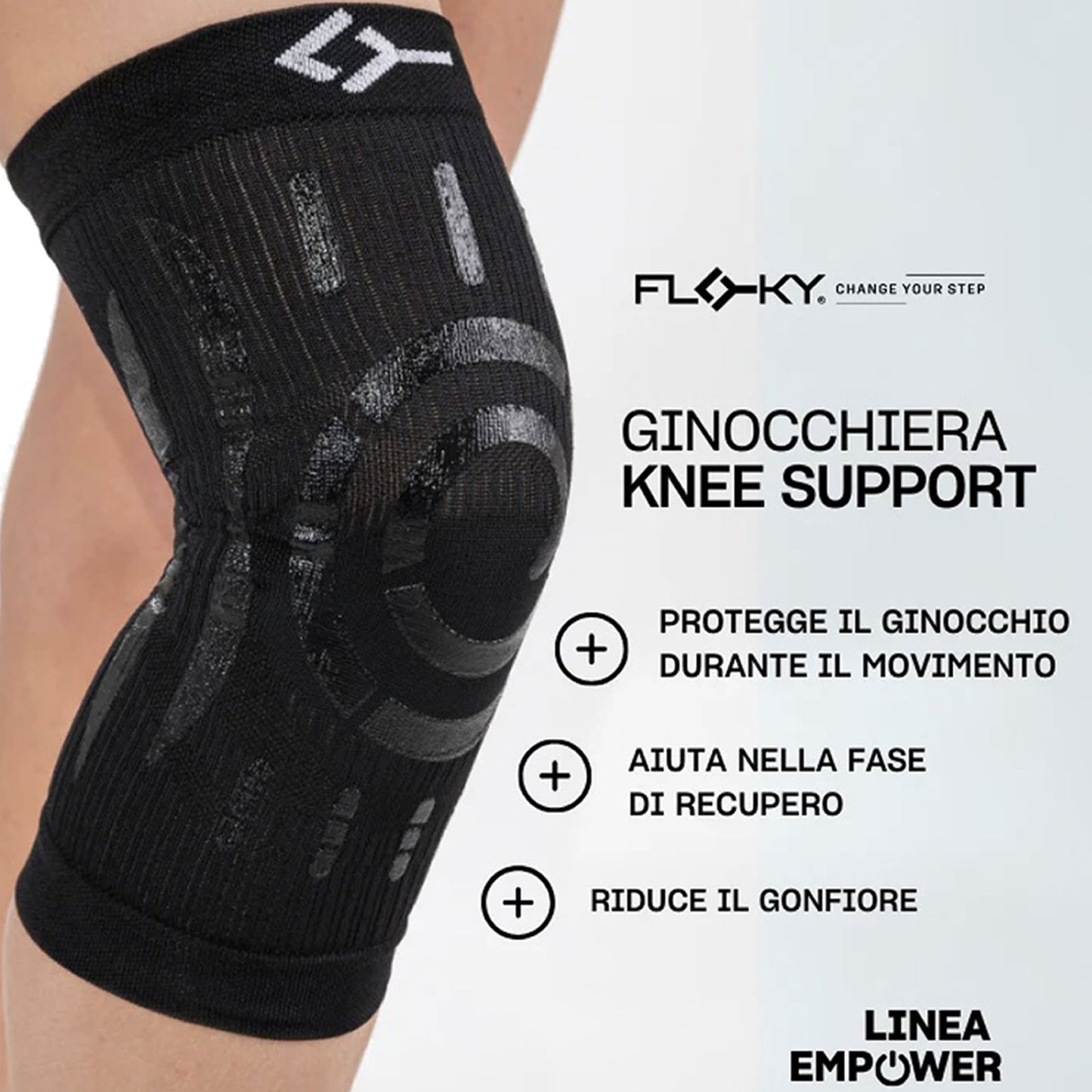 FLOKY KNEE SUPPORT GINOCCHIERA DESTRA