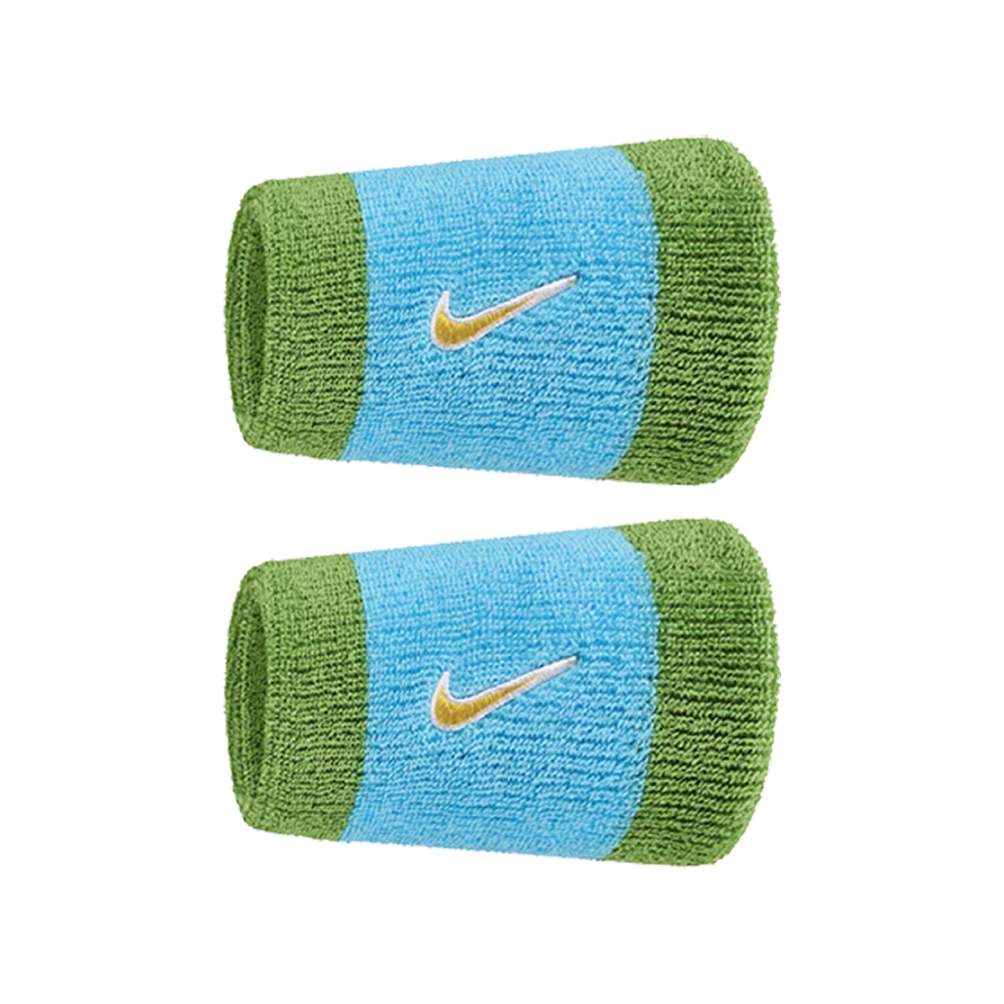 NIKE Polsino SWOOSH CLASSIC DOUBLEWIDE WRISTBANDS 2PK