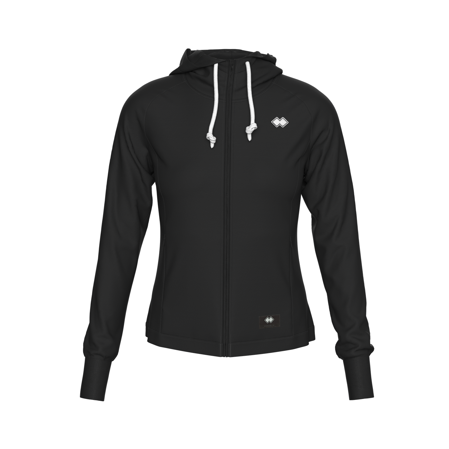 ESSENTIAL SS25 HOODY FZ 01 WOMAN JR