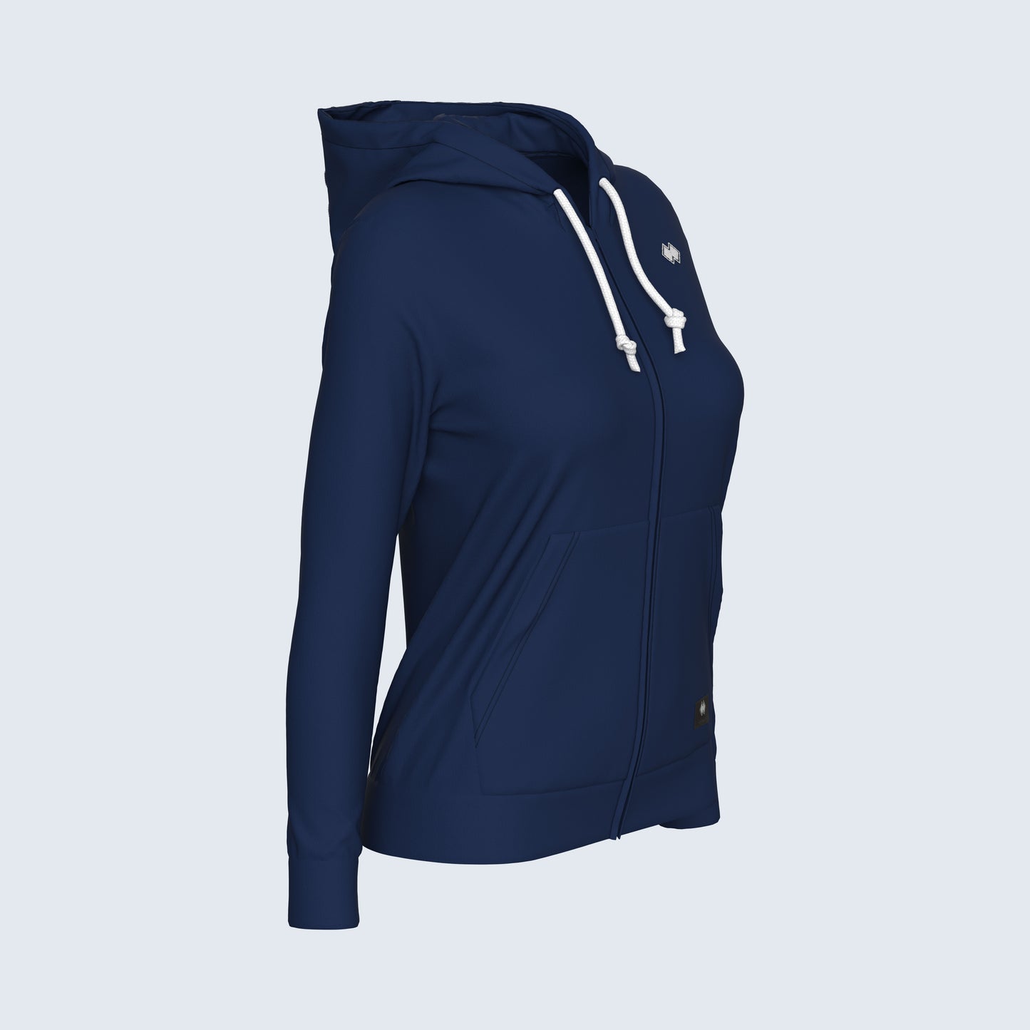 ESSENTIAL FW25/26 HOODY ZIP 01 WOMAN JR