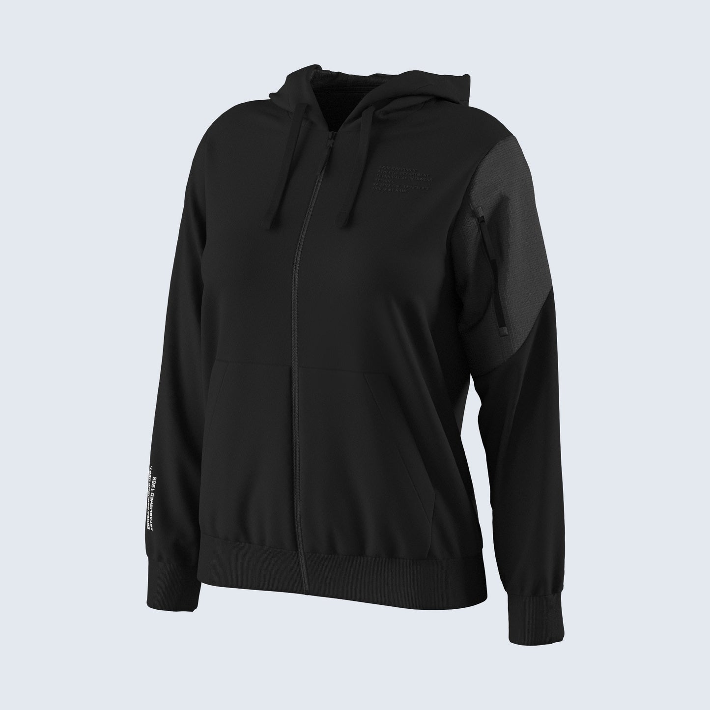NO LOGO FW25/26 HOODY ZIP 35 WOMAN JR