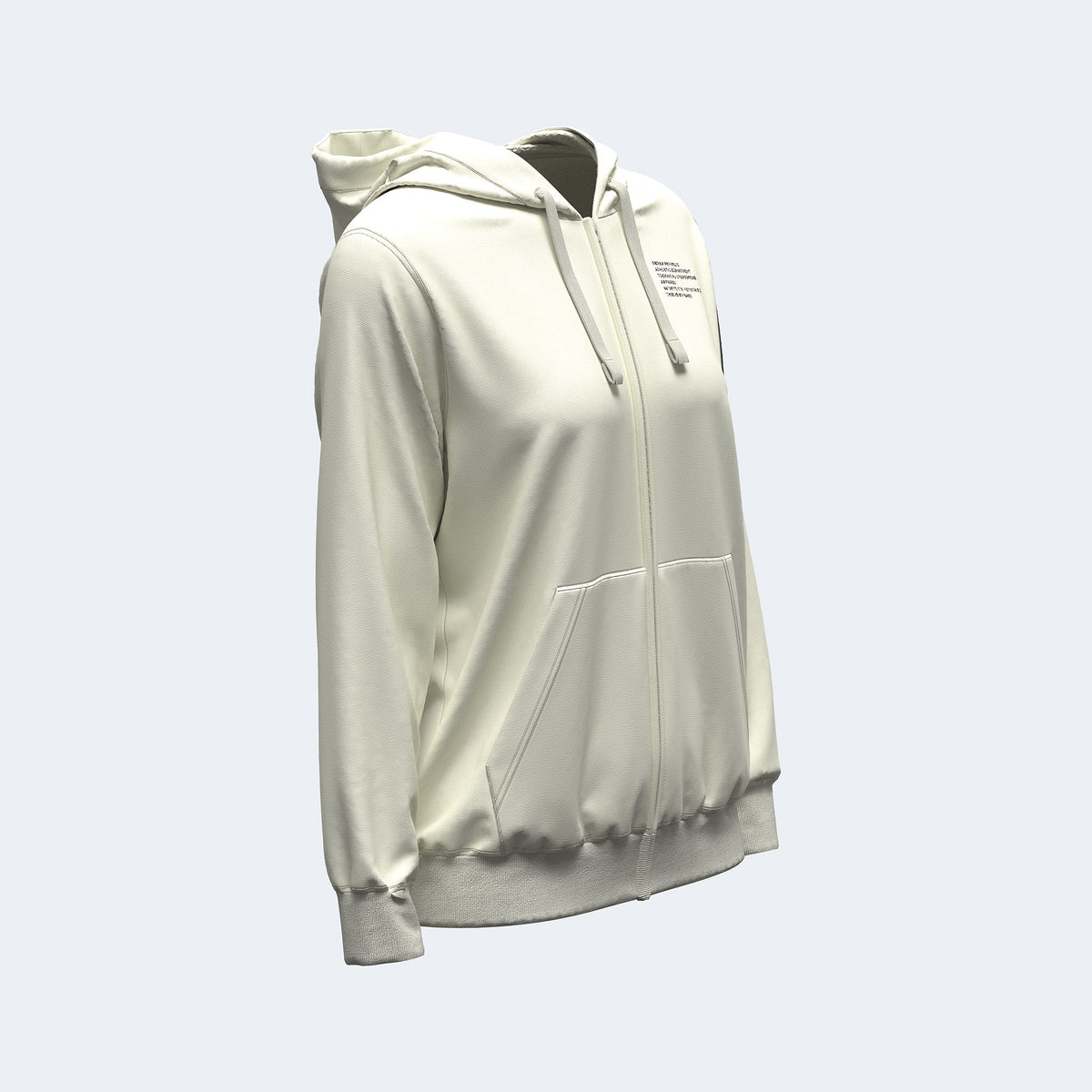 NO LOGO FW26/27 HOODY ZIP FLEECE 041 WOMAN JR