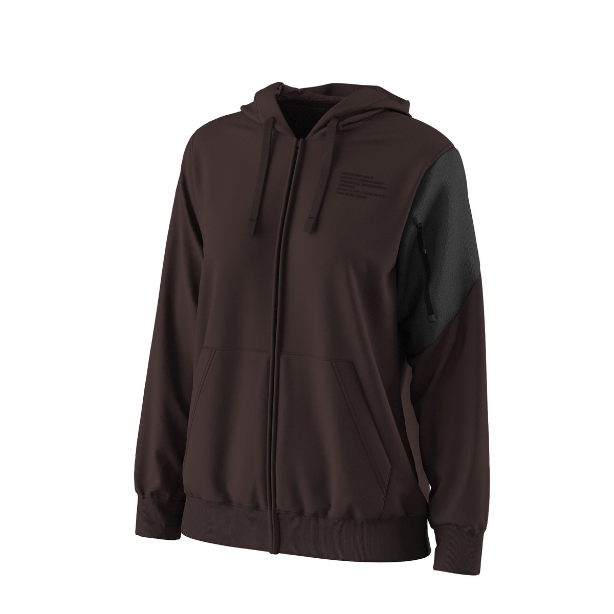 NO LOGO FW26/27 HOODY ZIP FLEECE 041 WOMAN AD