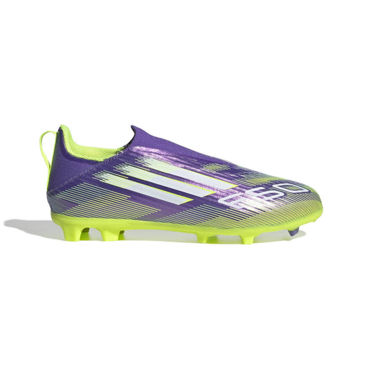 Scarpe da calcio F50 League Laceless Firm/Multi-Ground Junior