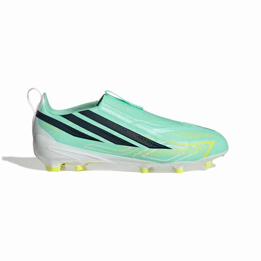 Scarpe da calcio F50 Hyperfast League Laceless Firm Ground Junior