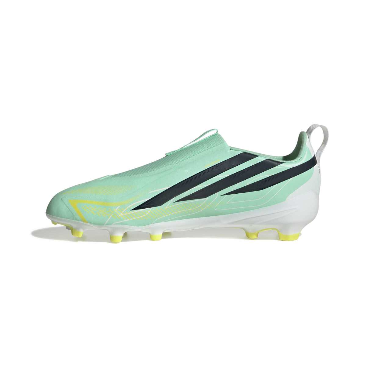 Scarpe da calcio F50 Hyperfast League Laceless Firm Ground Junior