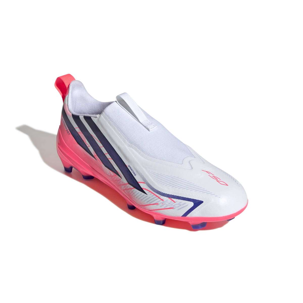 Scarpe da calcio F50 Hyperfast League Laceless Firm Ground Junior