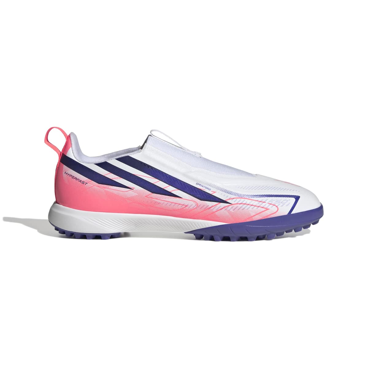 Scarpe da calcio F50 Hyperfast League Laceless Turf Junior