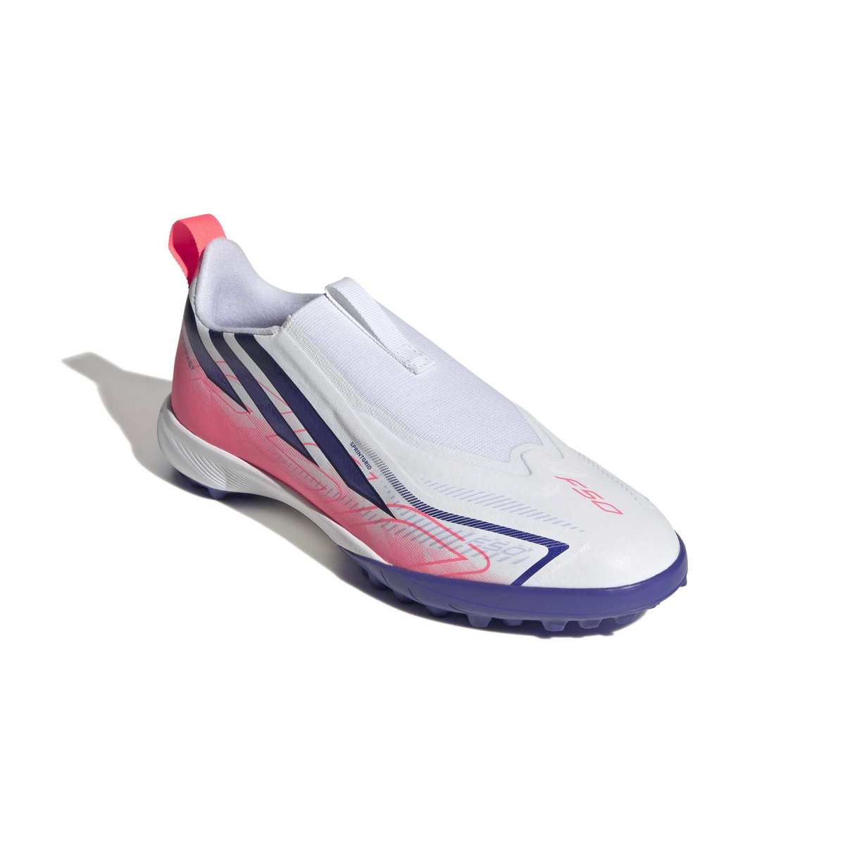 Scarpe da calcio F50 Hyperfast League Laceless Turf Junior