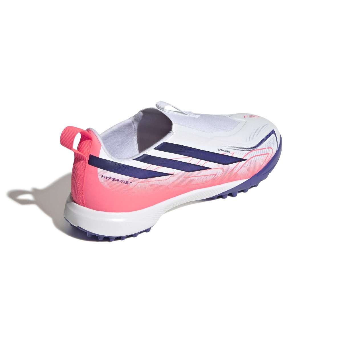 Scarpe da calcio F50 Hyperfast League Laceless Turf Junior