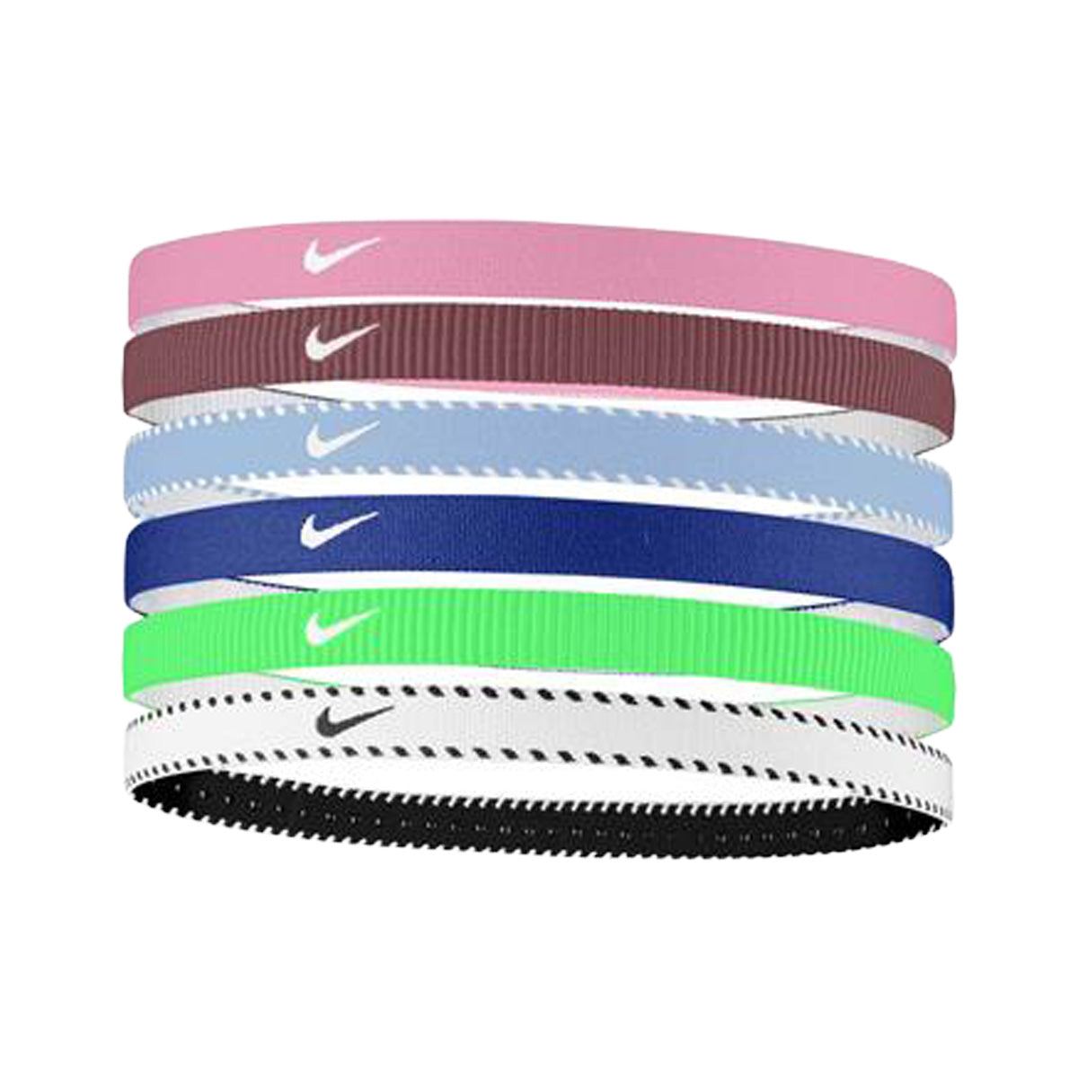 NIKE Fascia per capelli FLEX CLASSIC HEADBANDS 6PK