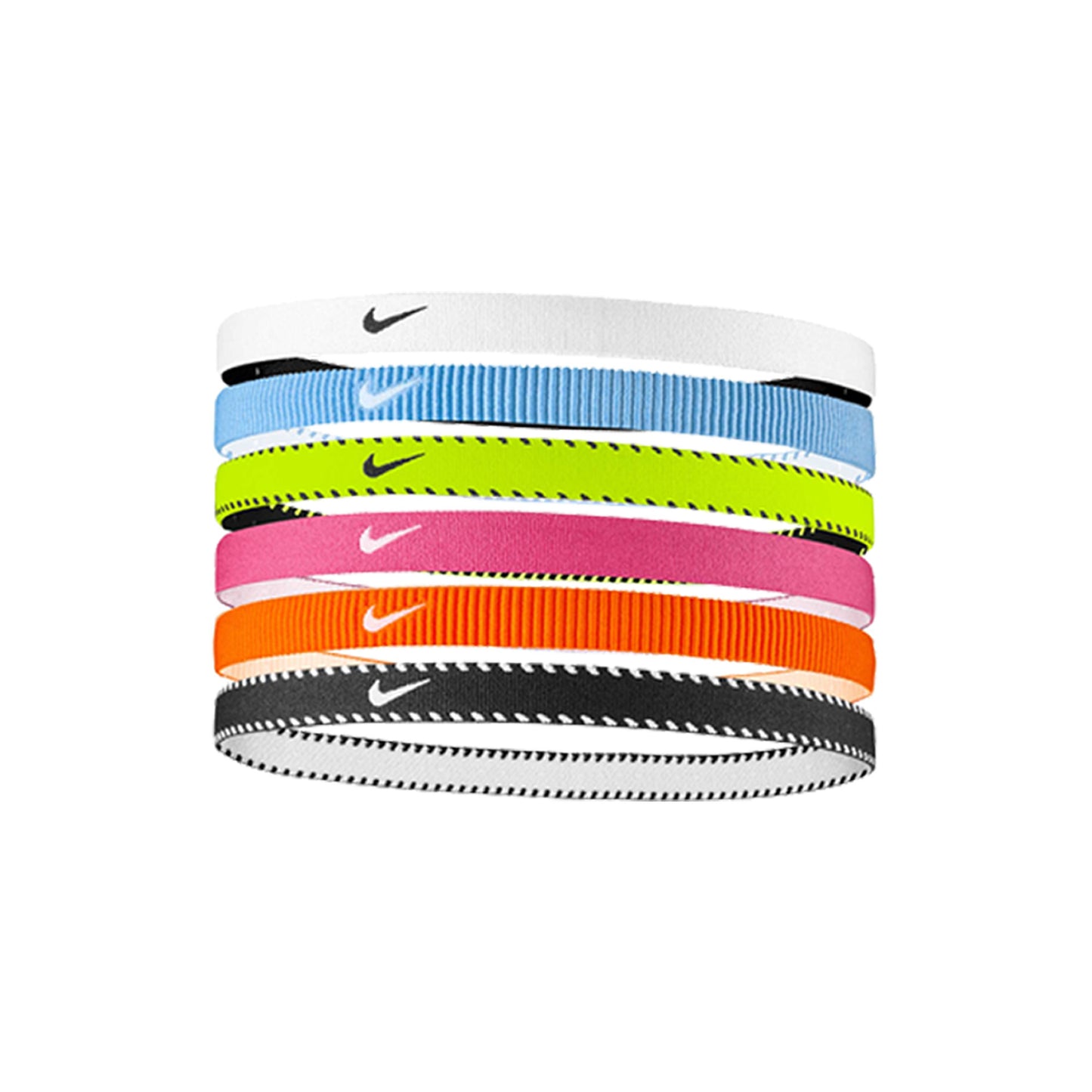 NIKE Fascia per capelli FLEX CLASSIC HEADBANDS 6PZ