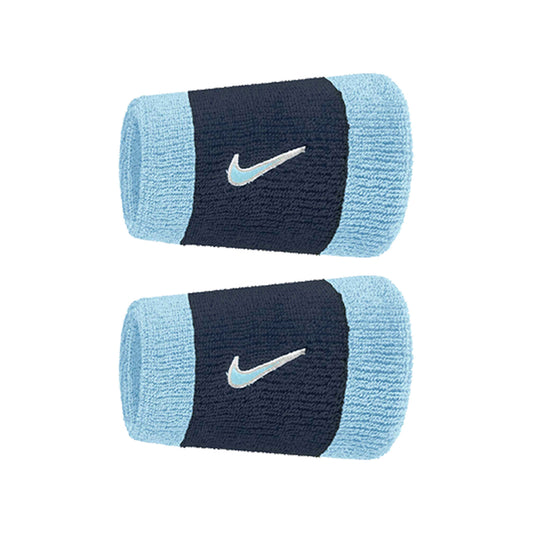 NIKE Polsino SWOOSH CLASSIC DOUBLEWIDE WRISTBANDS 2PK