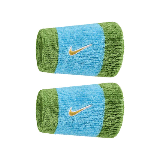 NIKE Polsino SWOOSH CLASSIC DOUBLEWIDE WRISTBANDS 2PK