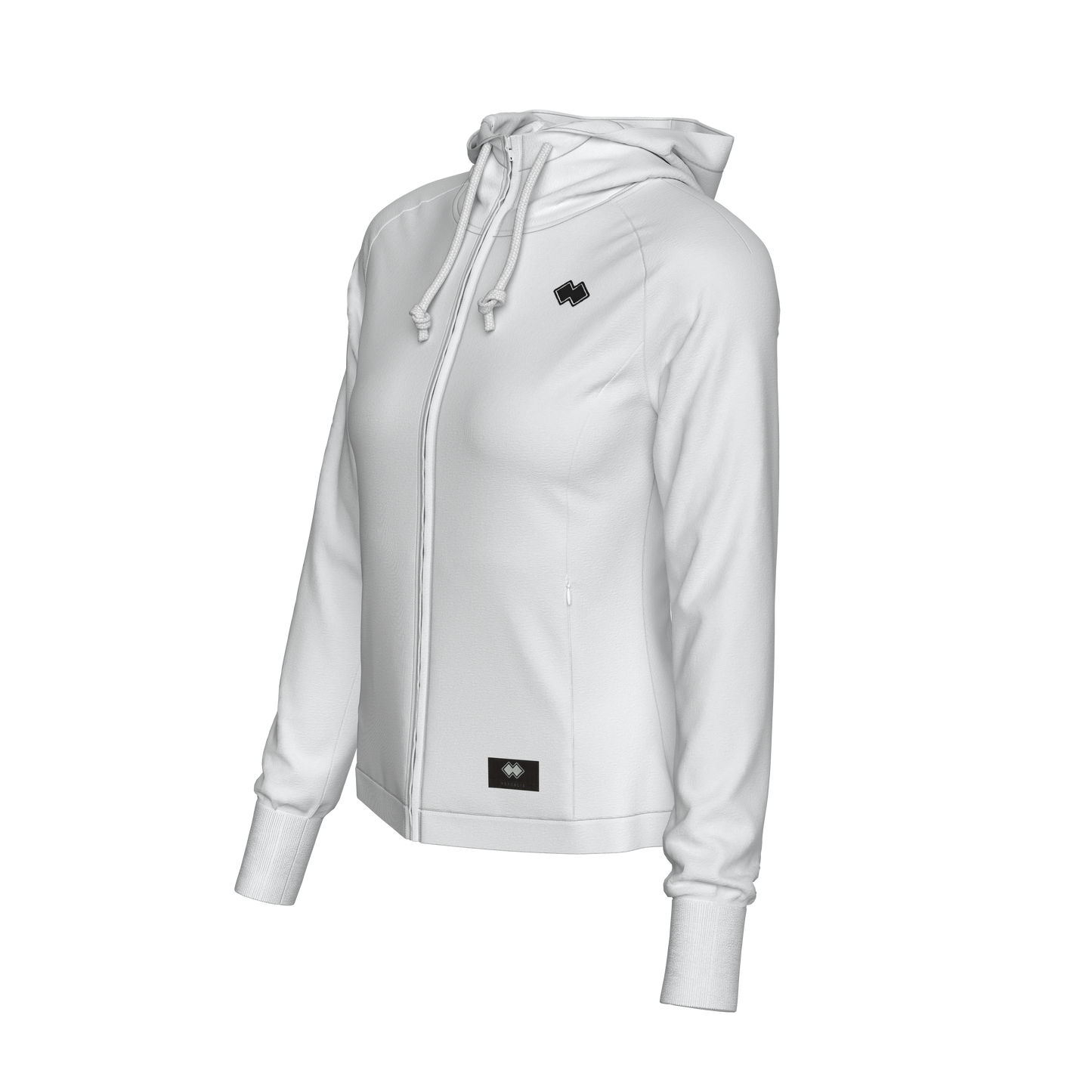 ESSENTIAL SS25 HOODY FZ 01 WOMAN JR