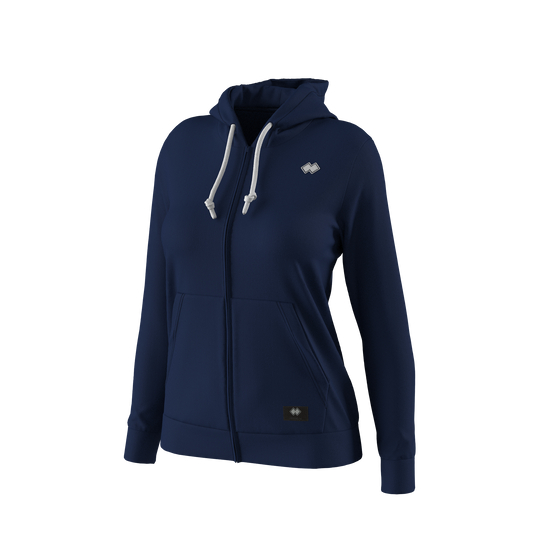 ESSENTIAL FW25/26 HOODY ZIP 01 WOMAN AD