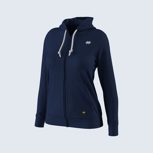 ESSENTIAL FW25/26 HOODY ZIP 01 WOMAN JR