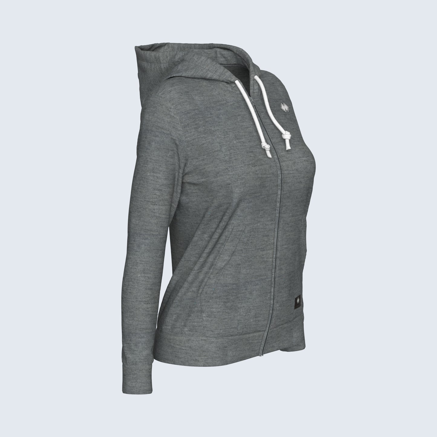 ESSENTIAL FW25/26 HOODY ZIP 01 WOMAN JR