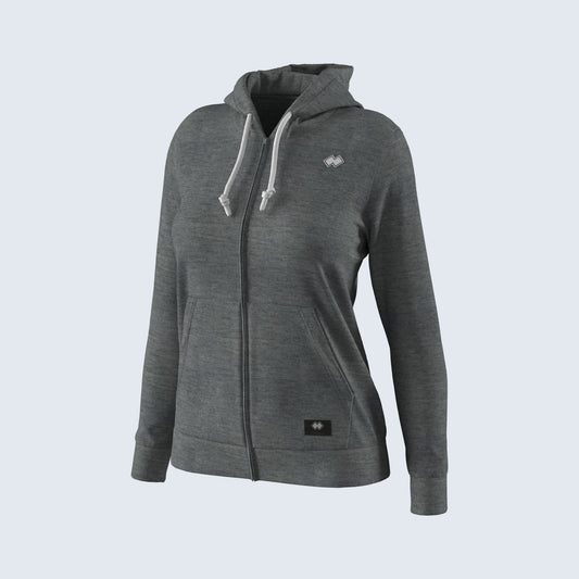 ESSENTIAL FW25/26 HOODY ZIP 01 WOMAN JR