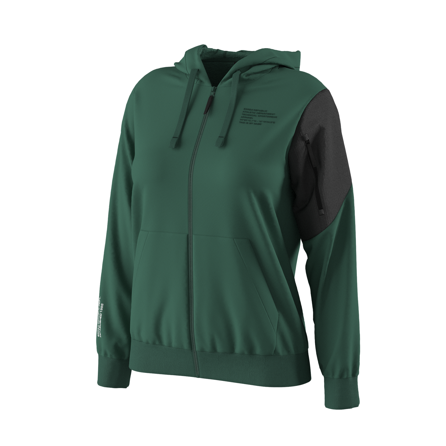NO LOGO FW25/26 HOODY ZIP 35 WOMAN AD