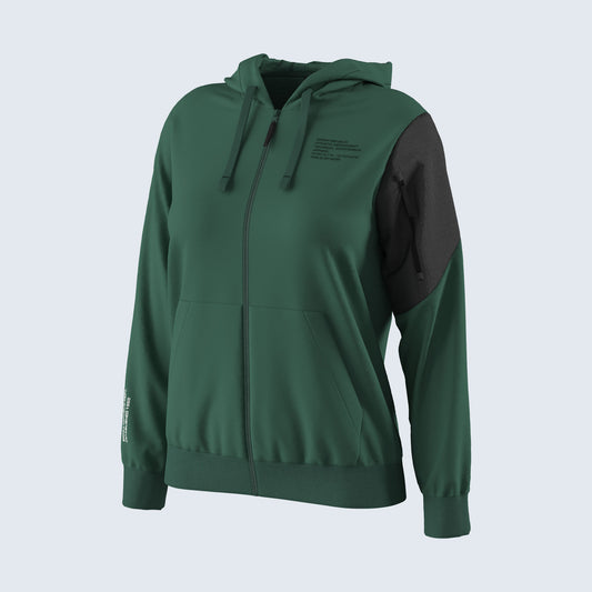NO LOGO FW25/26 HOODY ZIP 35 WOMAN JR