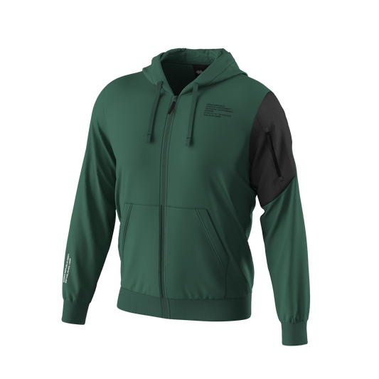 NO LOGO FW25/26 HOODY FLEECE ZIP 28 MAN	AD
