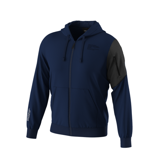 NO LOGO FW25/26 HOODY FLEECE ZIP 28 MAN	AD