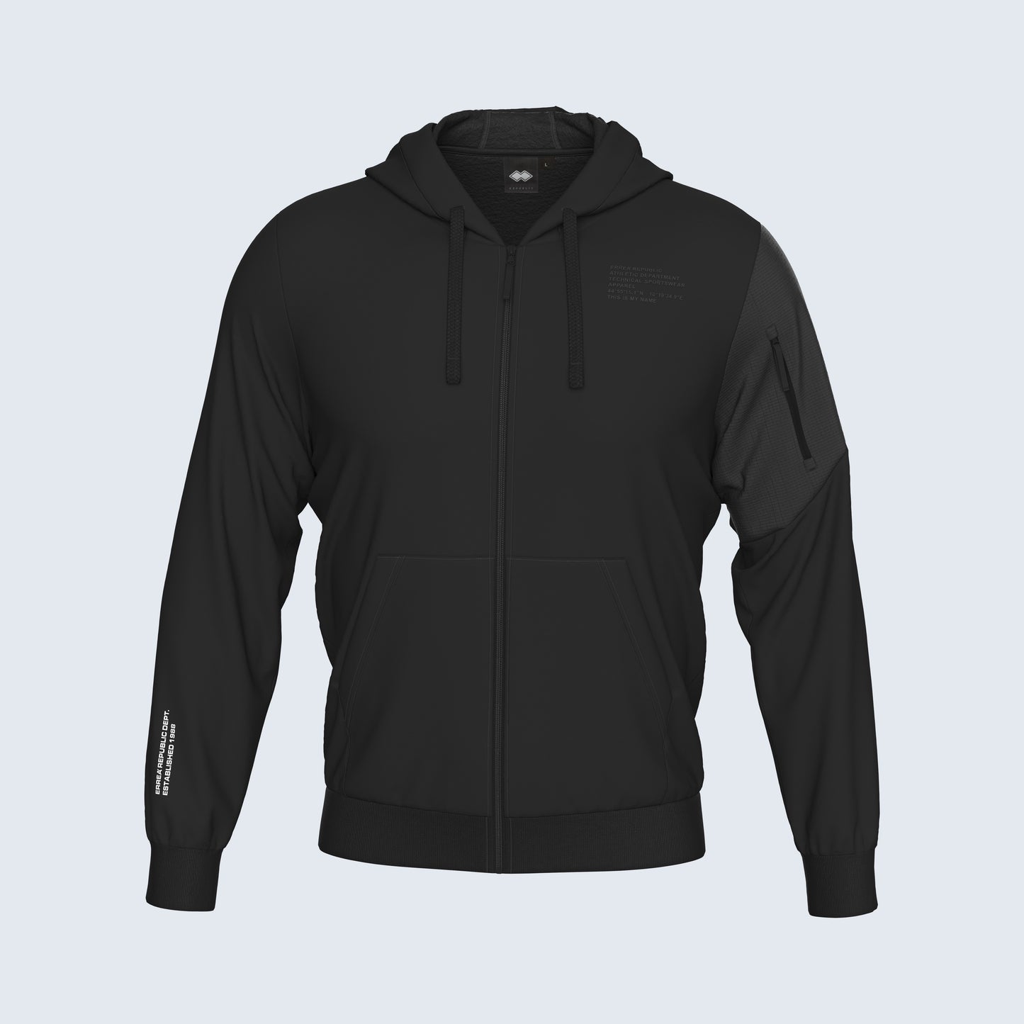 NO LOGO FW25/26 HOODY FLEECE ZIP 28 MAN JR