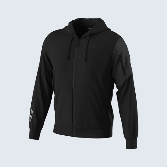 NO LOGO FW25/26 HOODY FLEECE ZIP 28 MAN JR