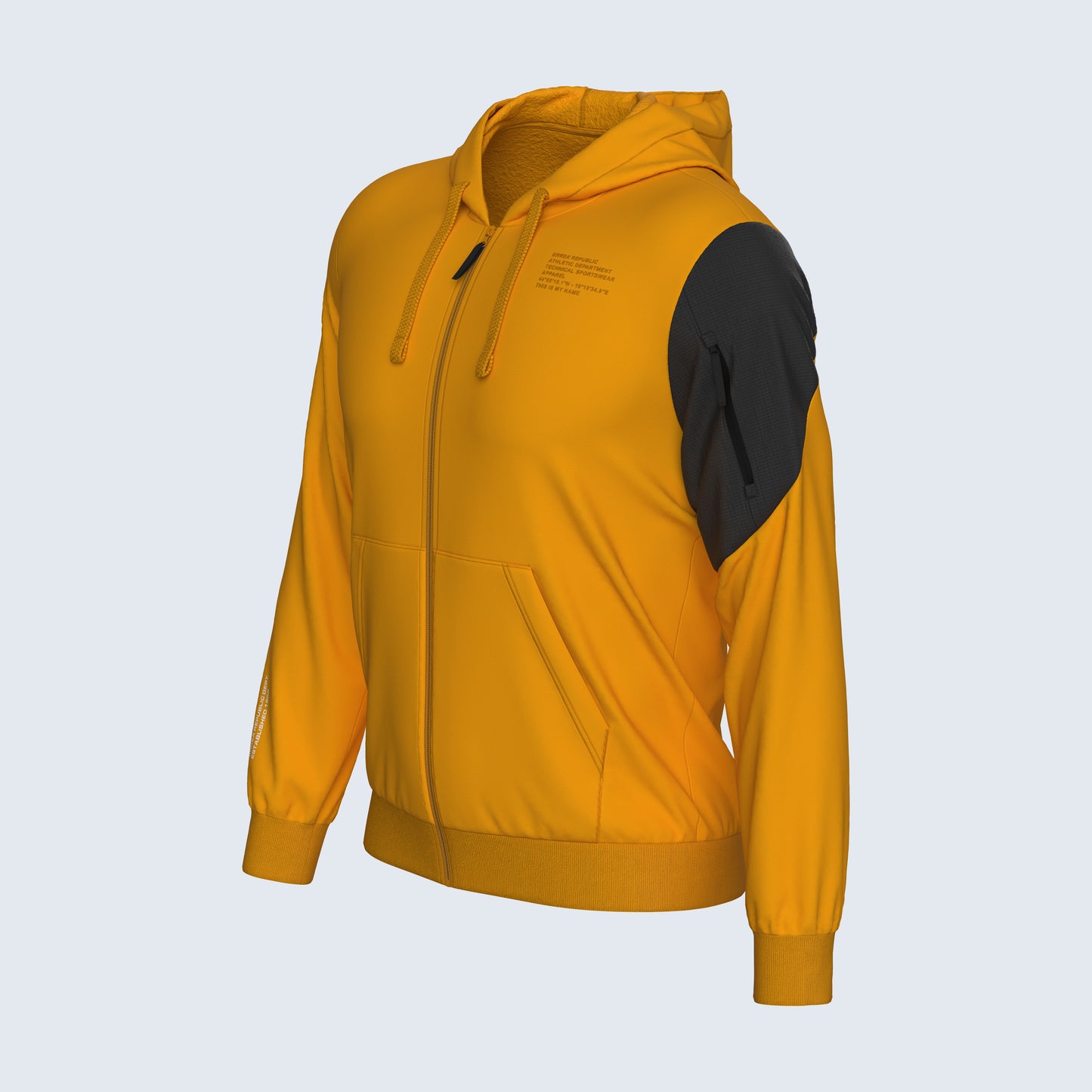 NO LOGO FW25/26 HOODY FLEECE ZIP 28 MAN JR