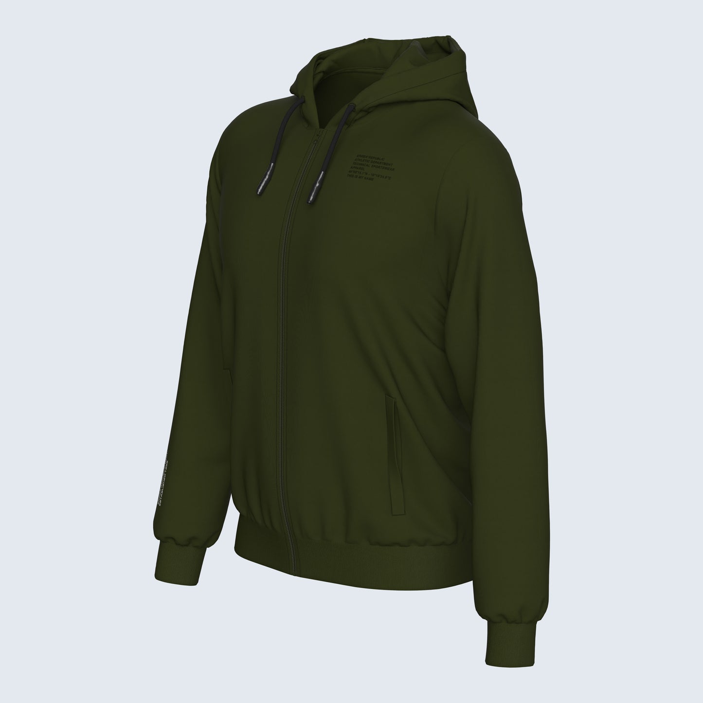 NO LOGO FW25/26 BASIC HOODY ZIP 31 MAN AD