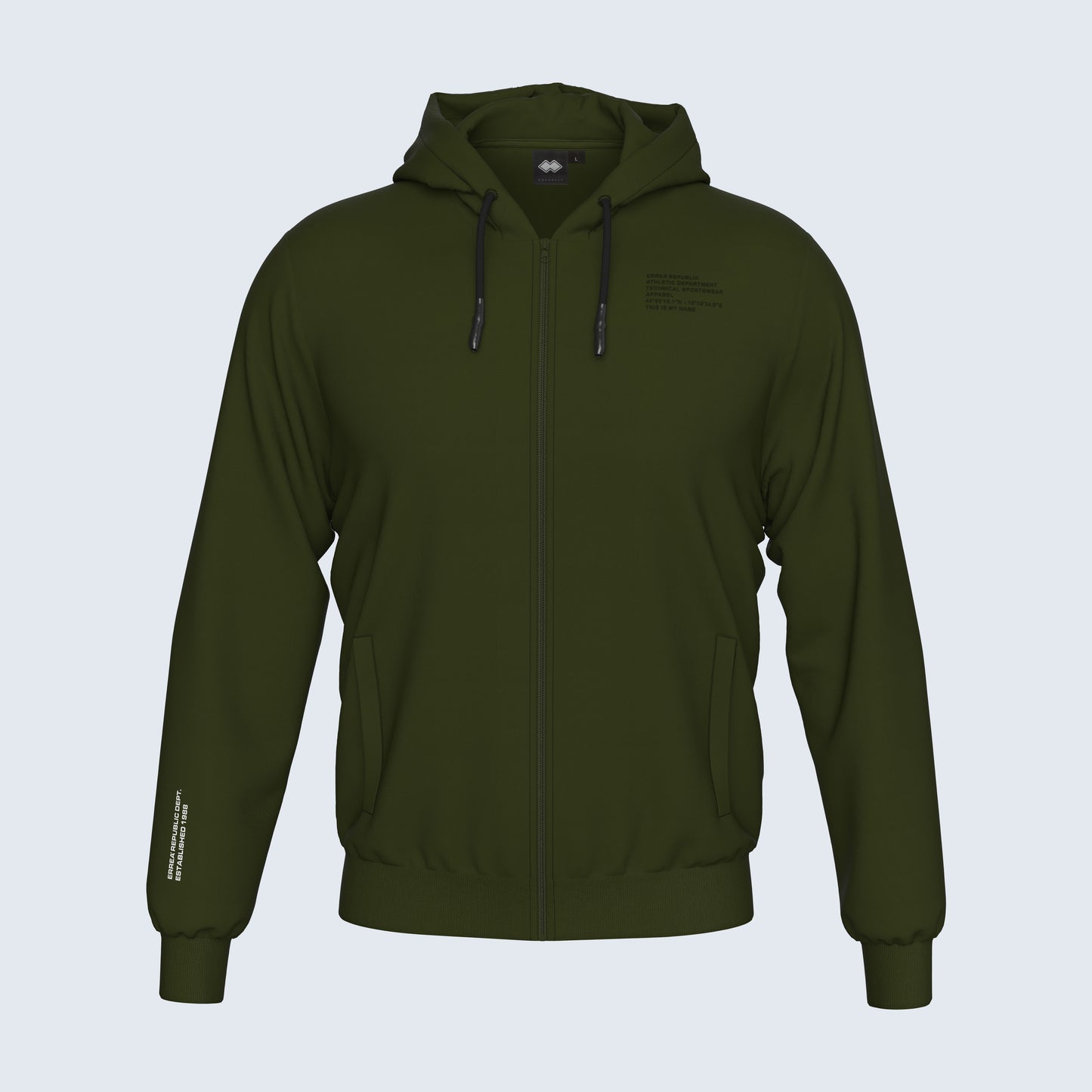 NO LOGO FW25/26 BASIC HOODY ZIP 31 MAN AD
