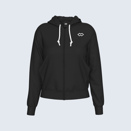 ESSENTIAL SS26 HOODY ZIP 010 WOMAN JR