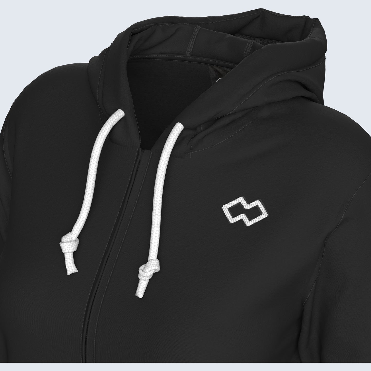 ESSENTIAL SS26 HOODY ZIP 010 WOMAN JR