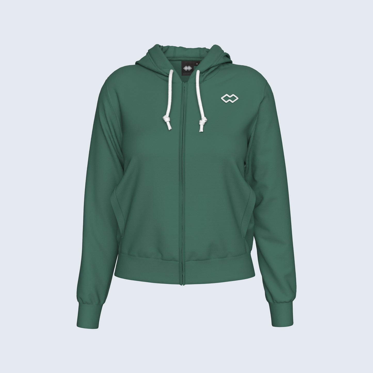 ESSENTIAL SS26 HOODY ZIP 010 WOMAN JR