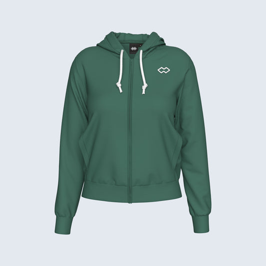 ESSENTIAL SS26 HOODY ZIP 010 WOMAN JR