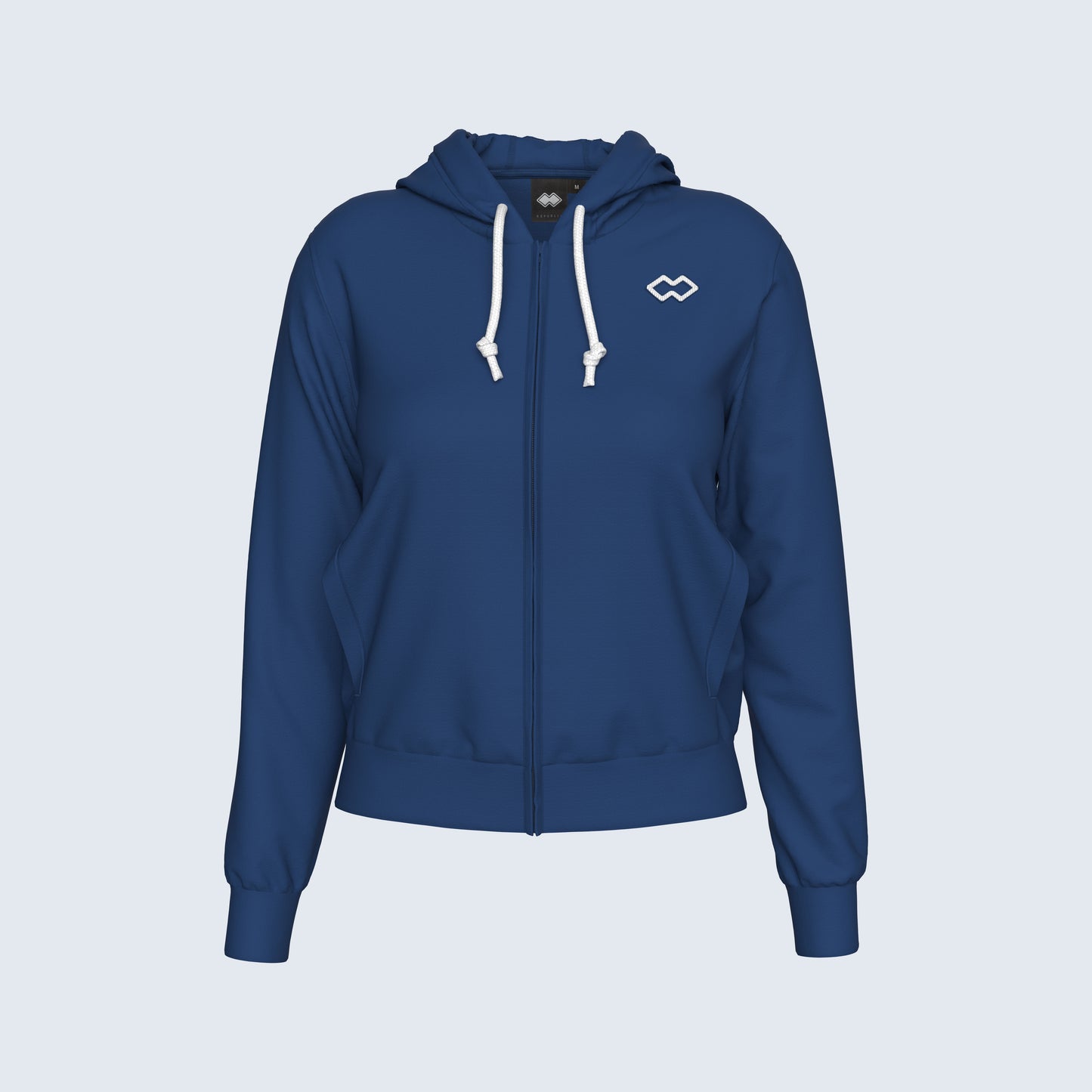 ESSENTIAL SS26 HOODY ZIP 010 WOMAN JR