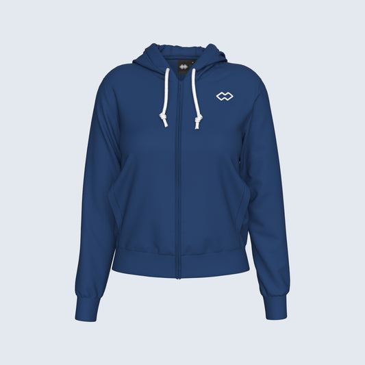 ESSENTIAL SS26 HOODY ZIP 010 WOMAN JR