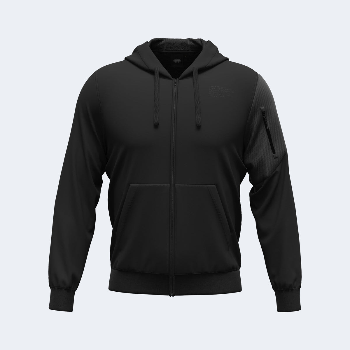 NO LOGO FW26/27 HOODY ZIP FLEECE 02 MAN JR