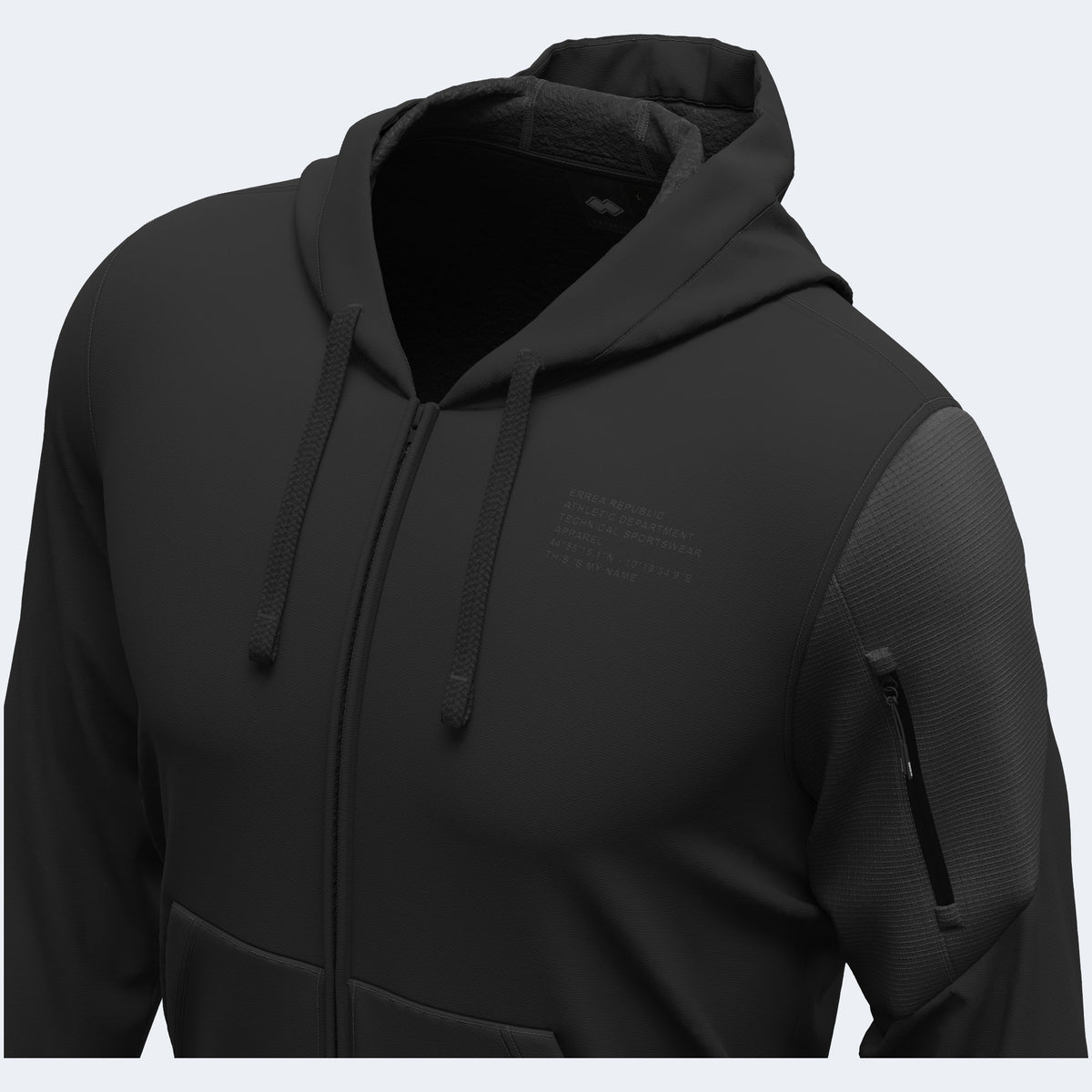 NO LOGO FW26/27 HOODY ZIP FLEECE 02 MAN JR