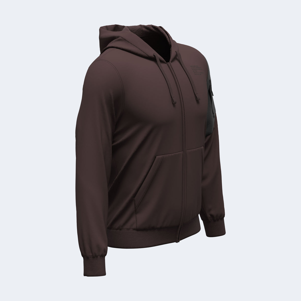 NO LOGO FW26/27 HOODY ZIP FLEECE 02 MAN JR