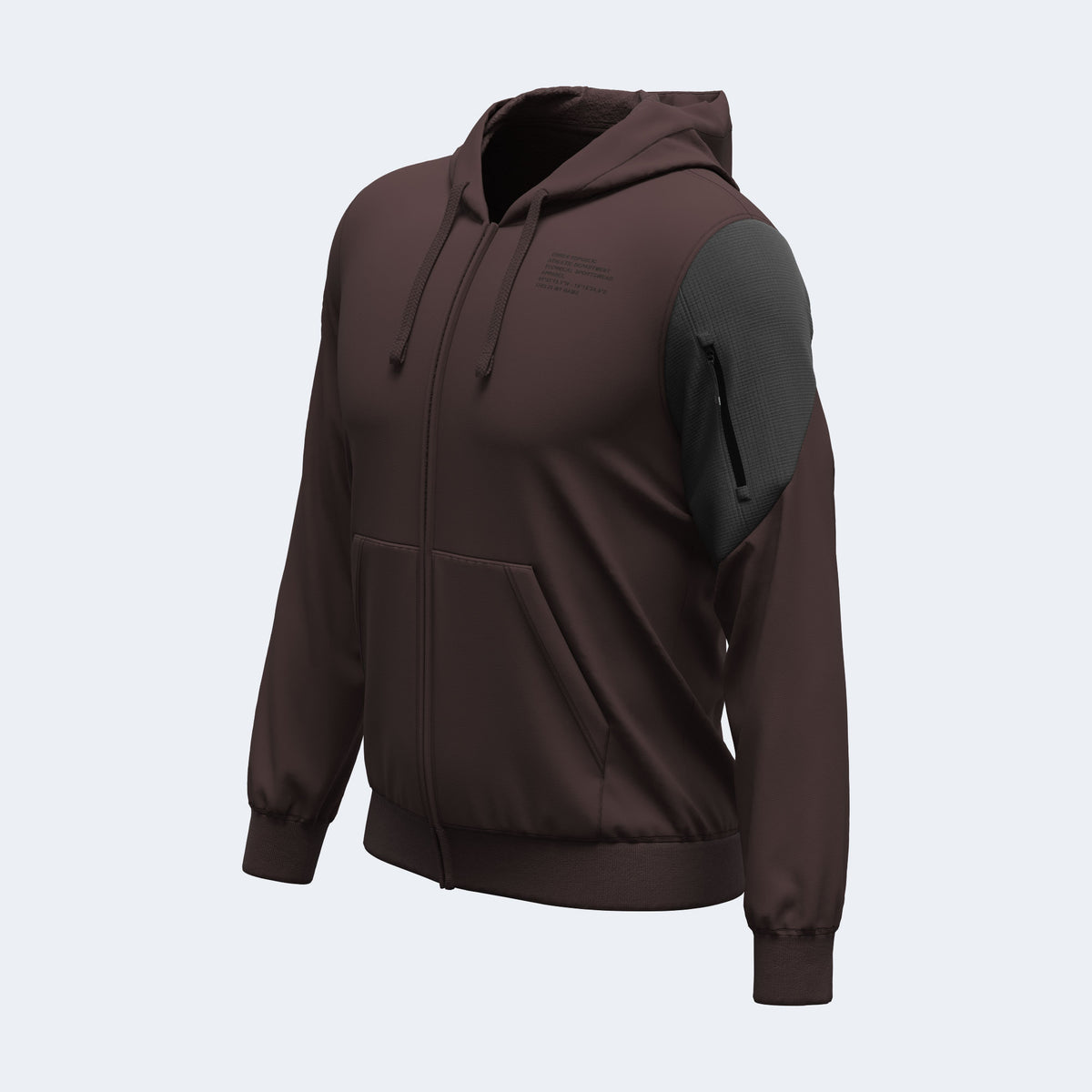 NO LOGO FW26/27 HOODY ZIP FLEECE 02 MAN JR