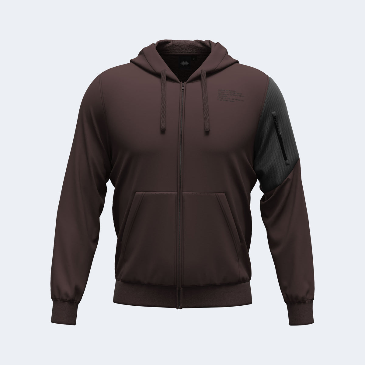 NO LOGO FW26/27 HOODY ZIP FLEECE 02 MAN JR