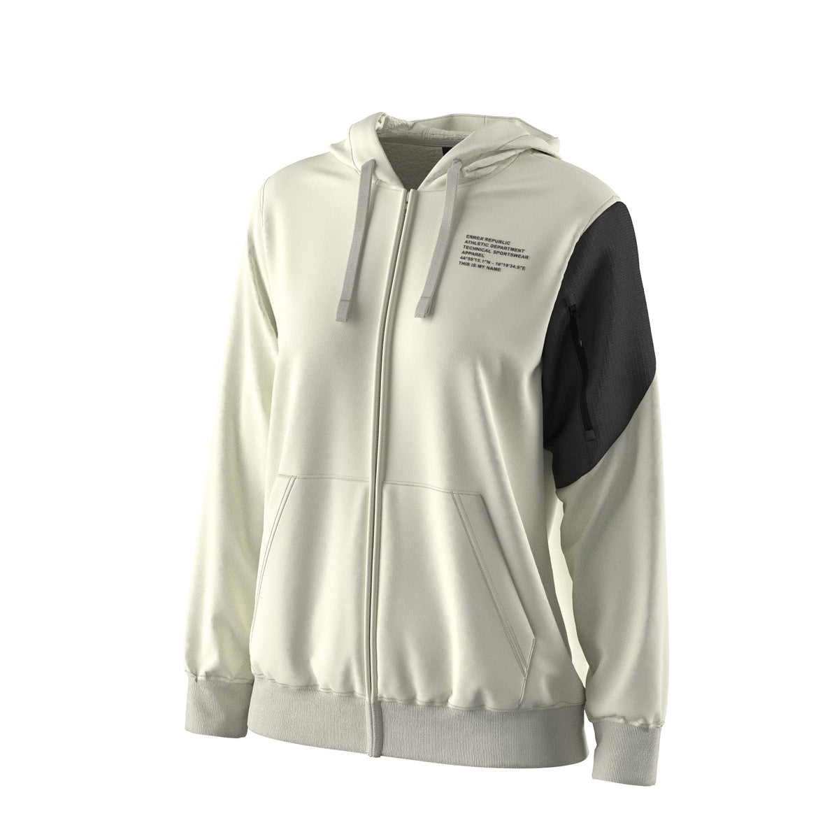 NO LOGO FW26/27 HOODY ZIP FLEECE 041 WOMAN	AD