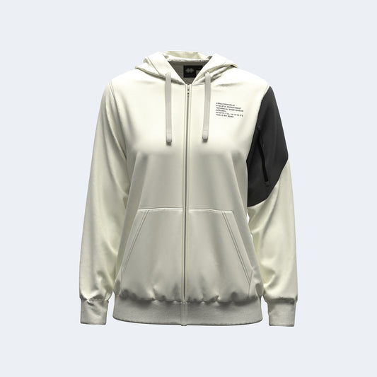NO LOGO FW26/27 HOODY ZIP FLEECE 041 WOMAN	JR