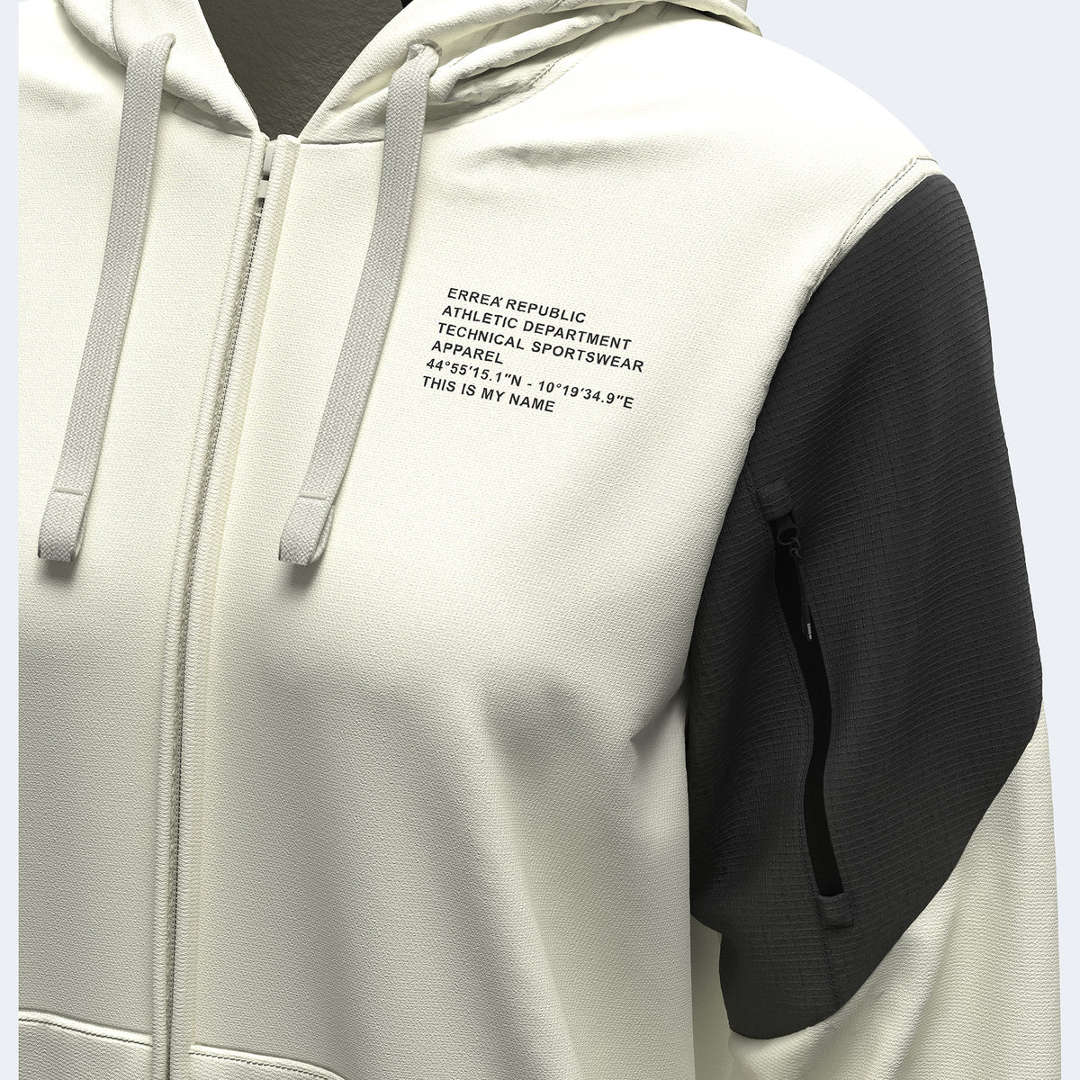 NO LOGO FW26/27 HOODY ZIP FLEECE 041 WOMAN	JR