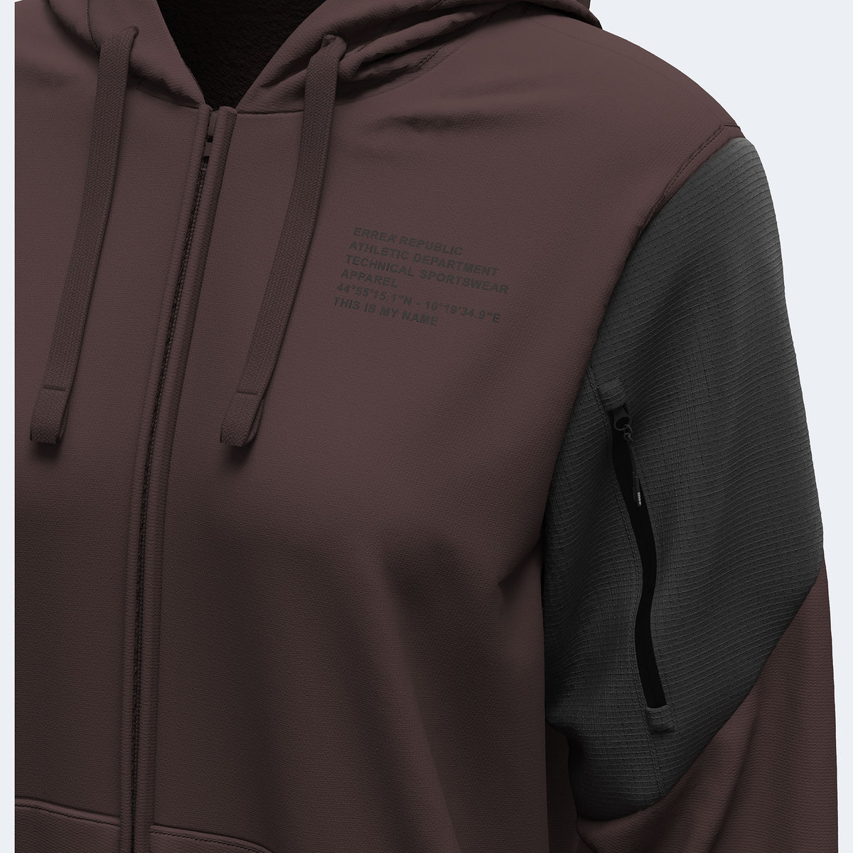 NO LOGO FW26/27 HOODY ZIP FLEECE 041 WOMAN	JR