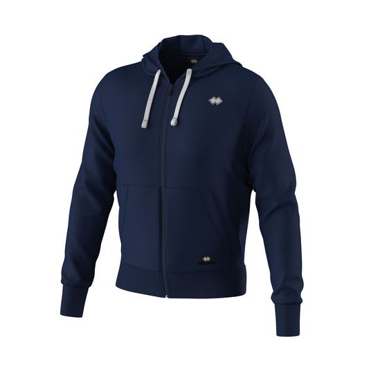 ESSENTIAL SS24 HOODY ZIP FLEECE 055 MAN JR