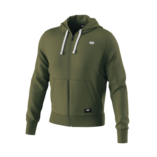 ESSENTIAL SS24 HOODY ZIP FLEECE 055 MAN JR